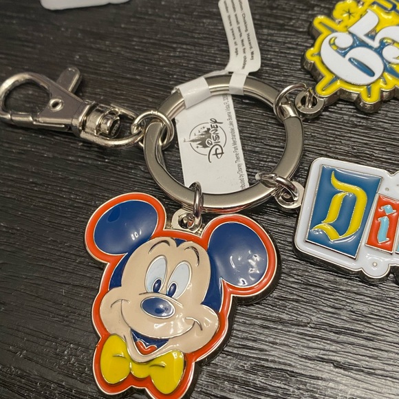 Disneyland 65th Anniversary Keychain and Magnet - Picture 5 of 5